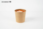PE Coated Recyclable Disposable Soup Cups For Hot Drinks Oil / Crush Resistance