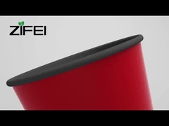 熱いものと冷たいもの両方に使える、新しい黒色のコーティング紙ボウル。