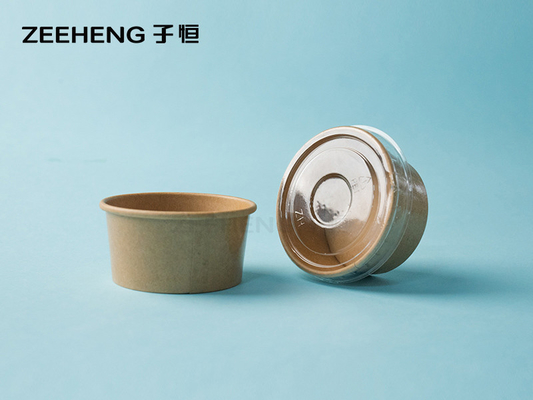 環境に優しい生物分解性使い捨て碗 1.5oz 2oz 3oz 4oz ソーヤソース 丸い蓋型